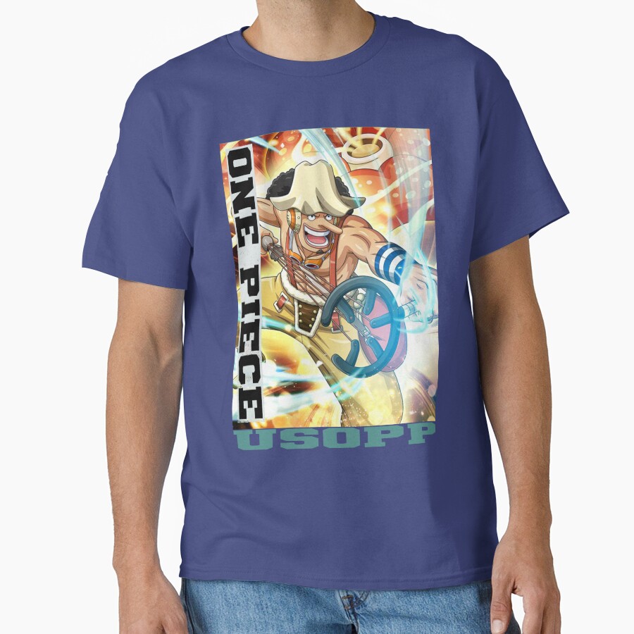 Usopp One Piece Anime T-shirt - Image 4