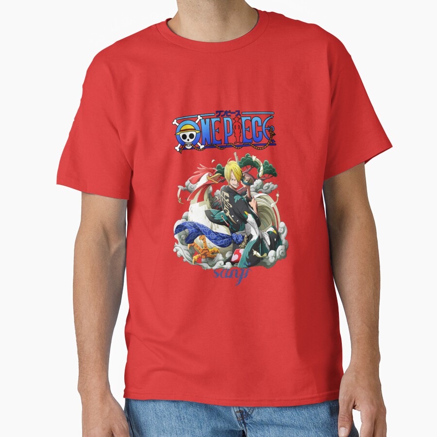 Sanji Colorful Artwork T-shirt - Image 6