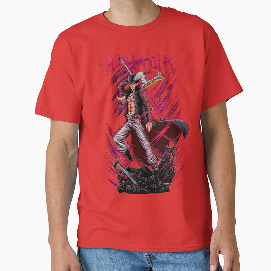 Hot One Piece Mihawk T-shirt - Image 5