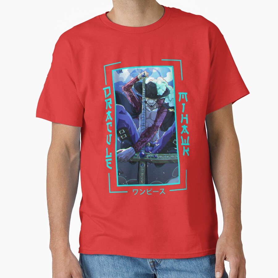 One Piece Dracule Mihawk T-shirt - Image 5