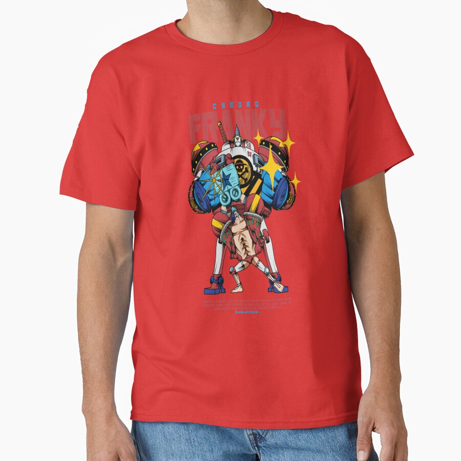 Cyborg Franky One Piece T-shirt - Image 5