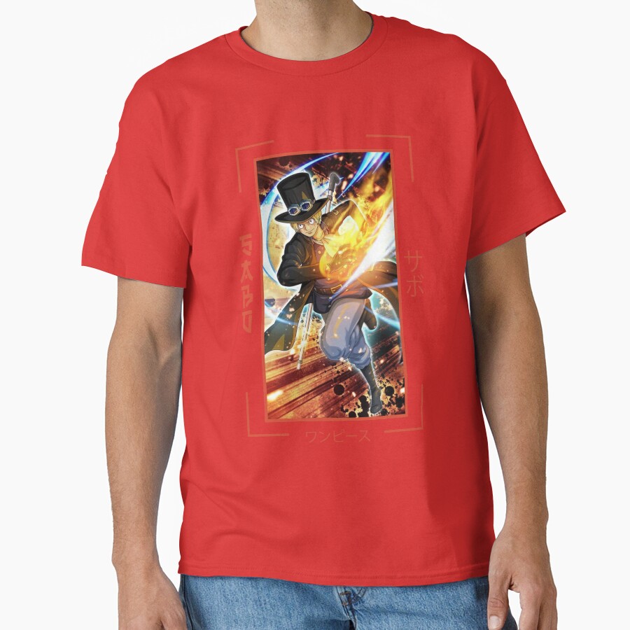 Sabo Blonde Hair One Piece T-shirt - Image 5