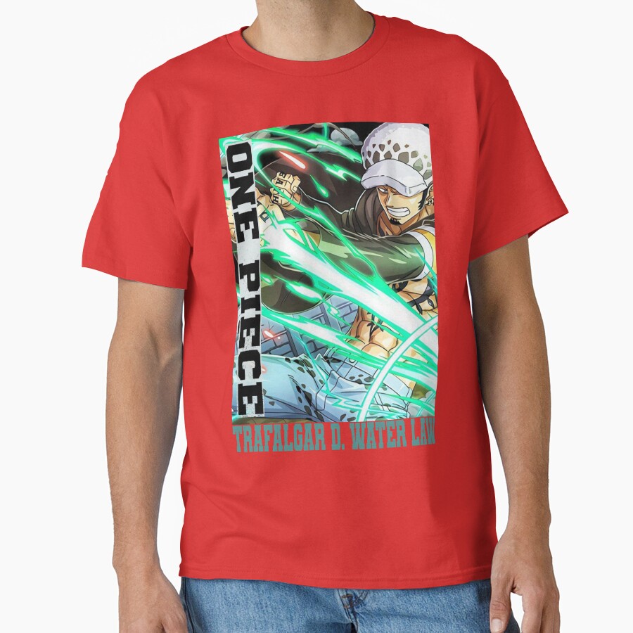 Trafalgar Law Character Anime T-shirt - Image 5