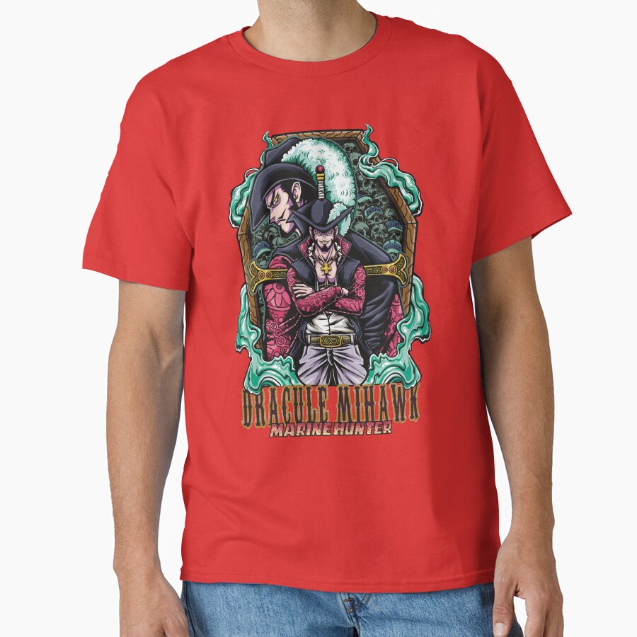 Dracule Mihawk Warlord of the Sea T-shirt - Image 5
