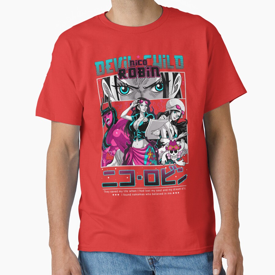 NIco Robin Demon Girl T-shirt - Image 5