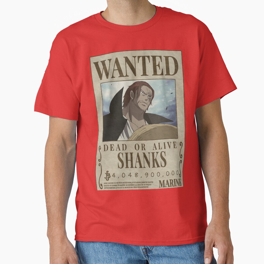 Shanks Wanted Bounty T-shirt - Image 5
