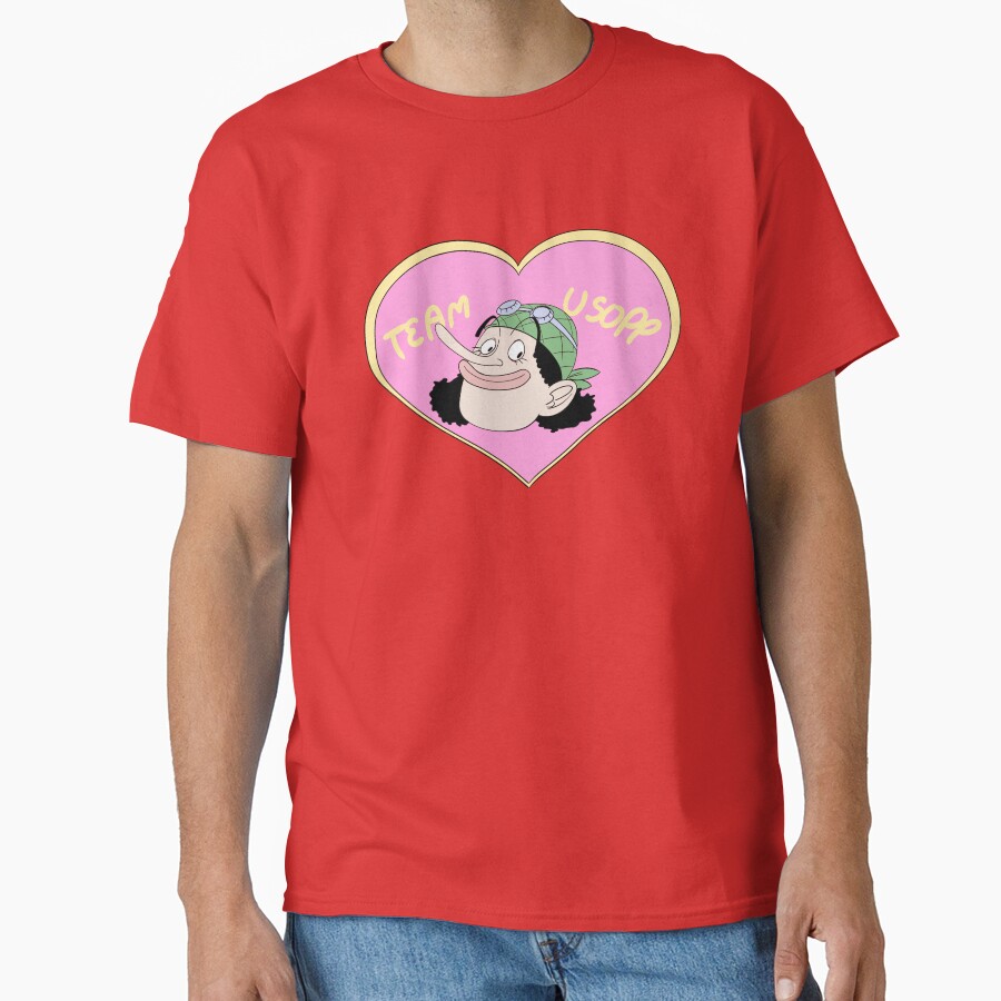 Team Usopp Love Anime T-shirt - Image 5