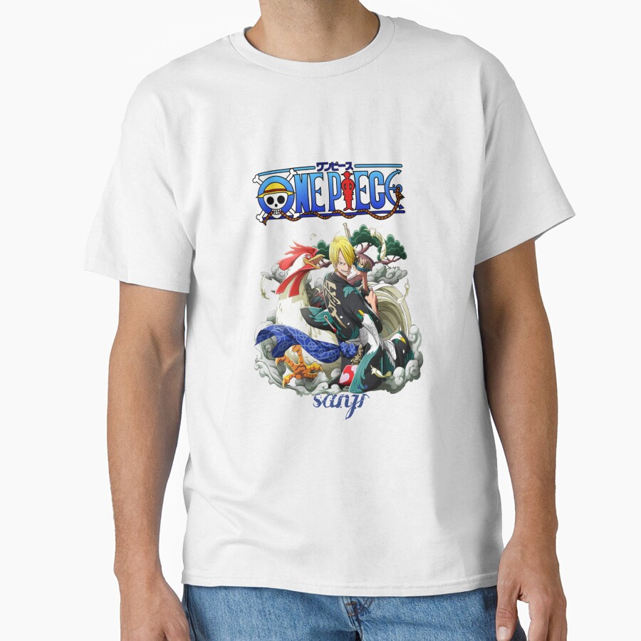 Sanji Colorful Artwork T-shirt - Image 2