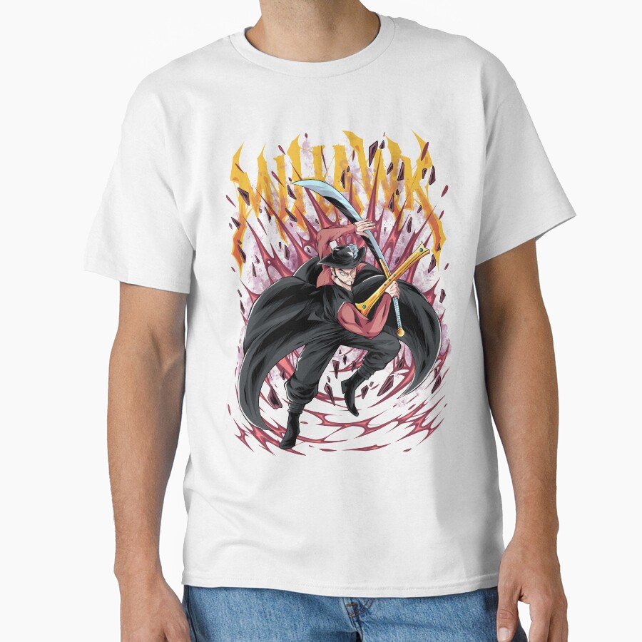 Master Of The Blade Dracule Mihawk T-shirt - Image 2