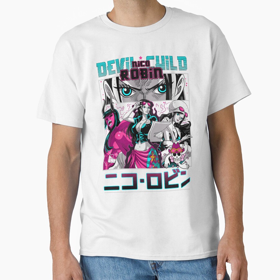 NIco Robin Demon Girl T-shirt - Image 2
