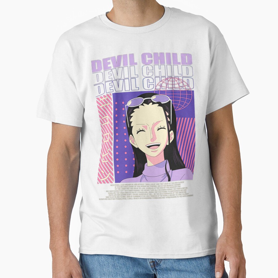 Nico Robin Anime Classic T Shirt - Image 2