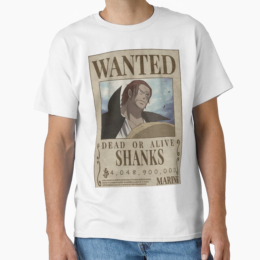Shanks Wanted Bounty T-shirt