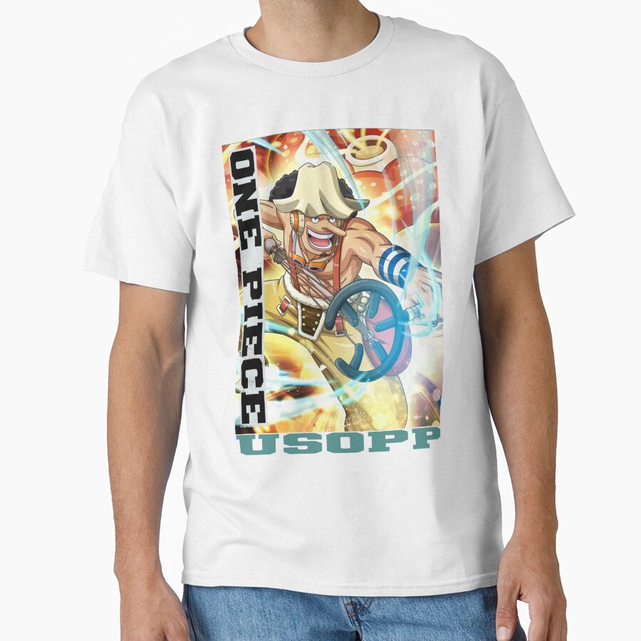 Usopp One Piece Anime T-shirt - Image 2