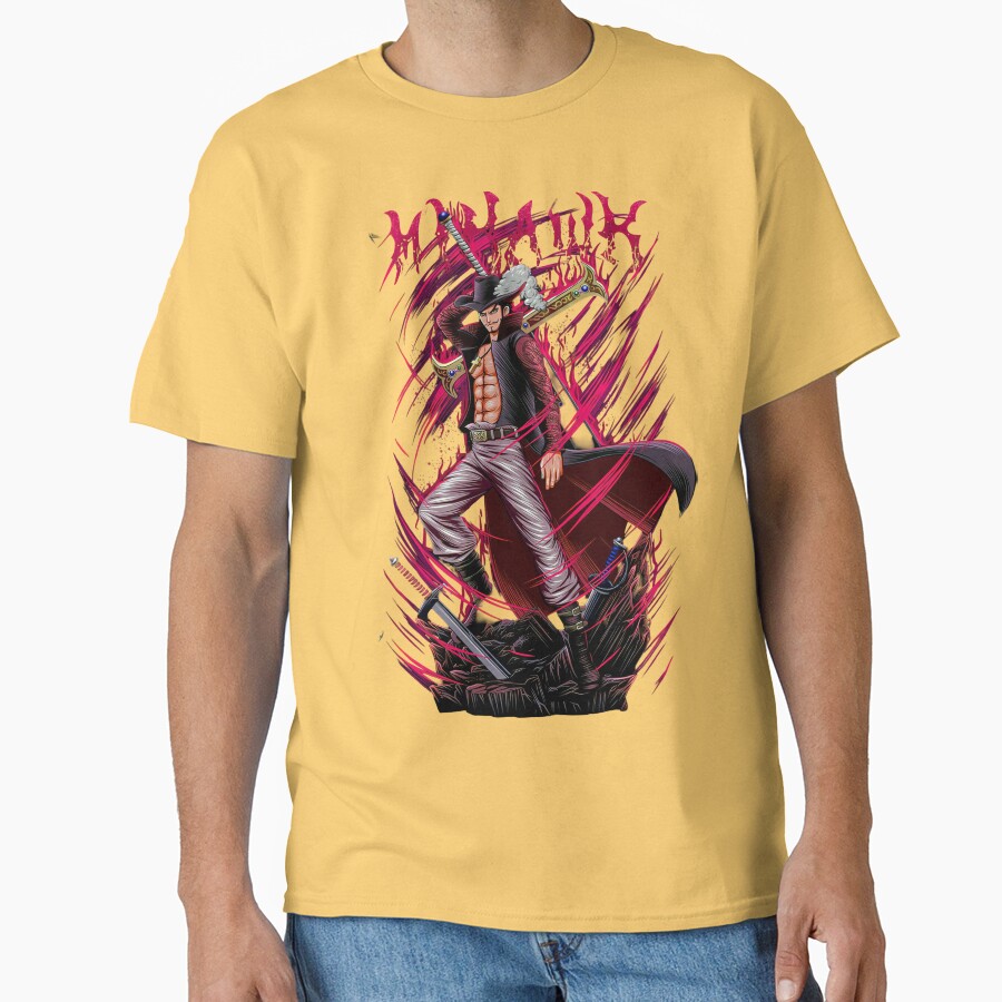 Hot One Piece Mihawk T-shirt - Image 6