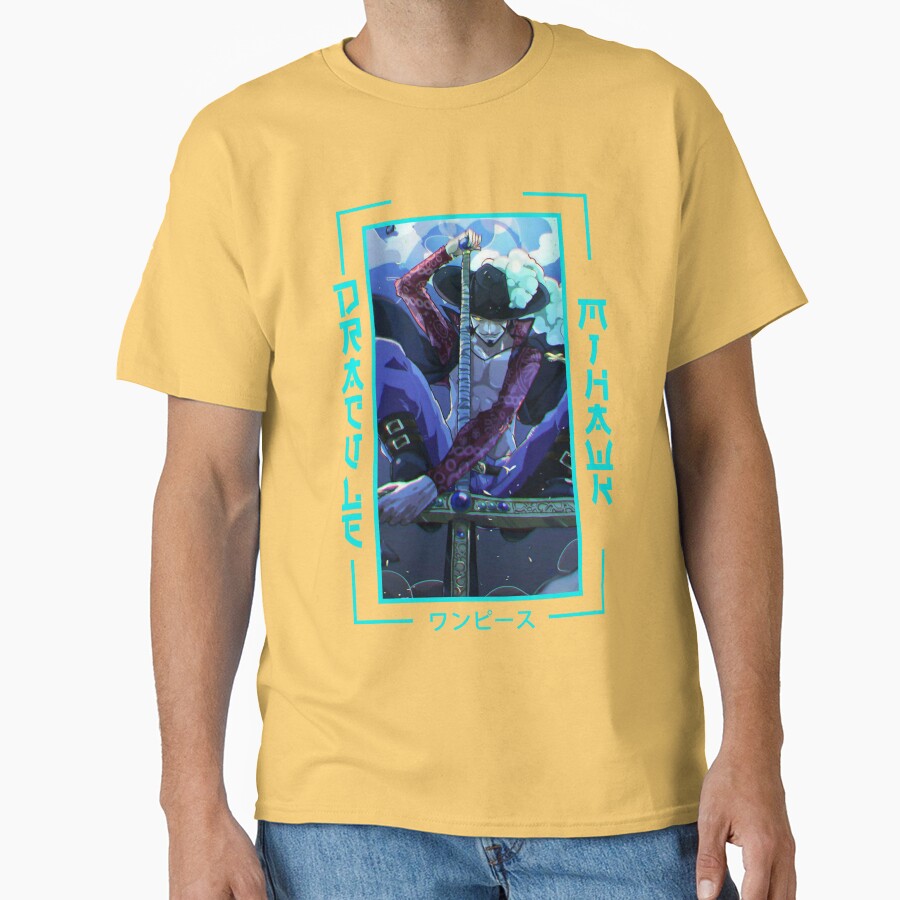 One Piece Dracule Mihawk T-shirt - Image 6