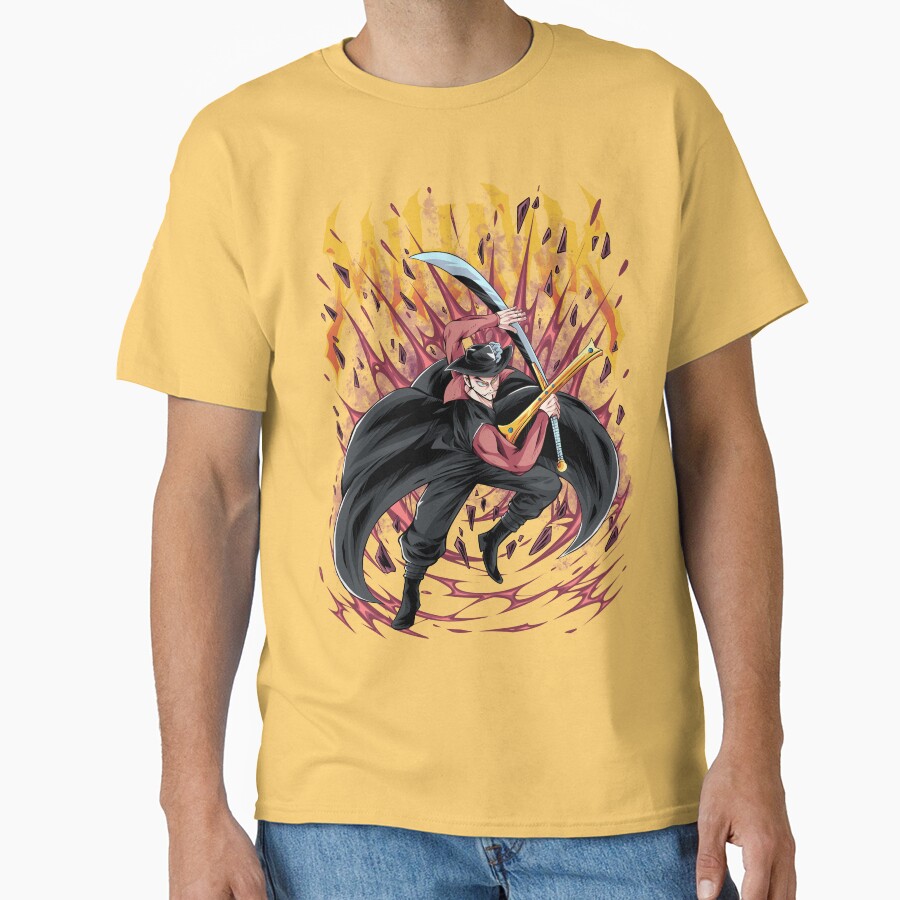 Master Of The Blade Dracule Mihawk T-shirt - Image 6
