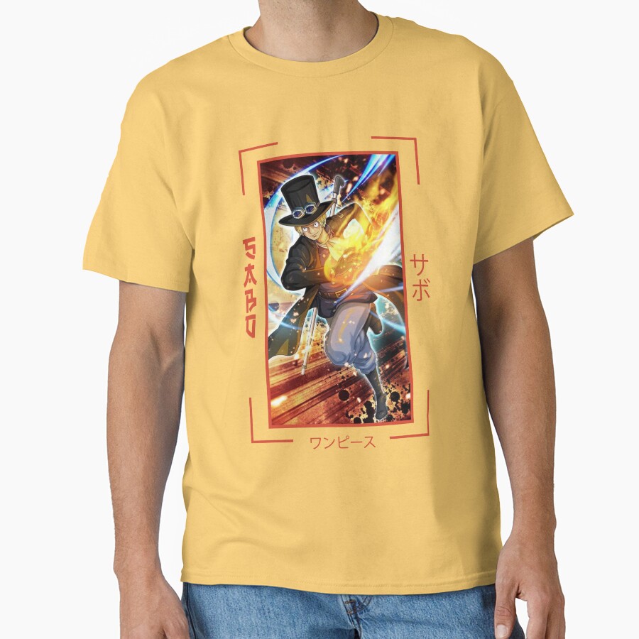 Sabo Blonde Hair One Piece T-shirt - Image 6