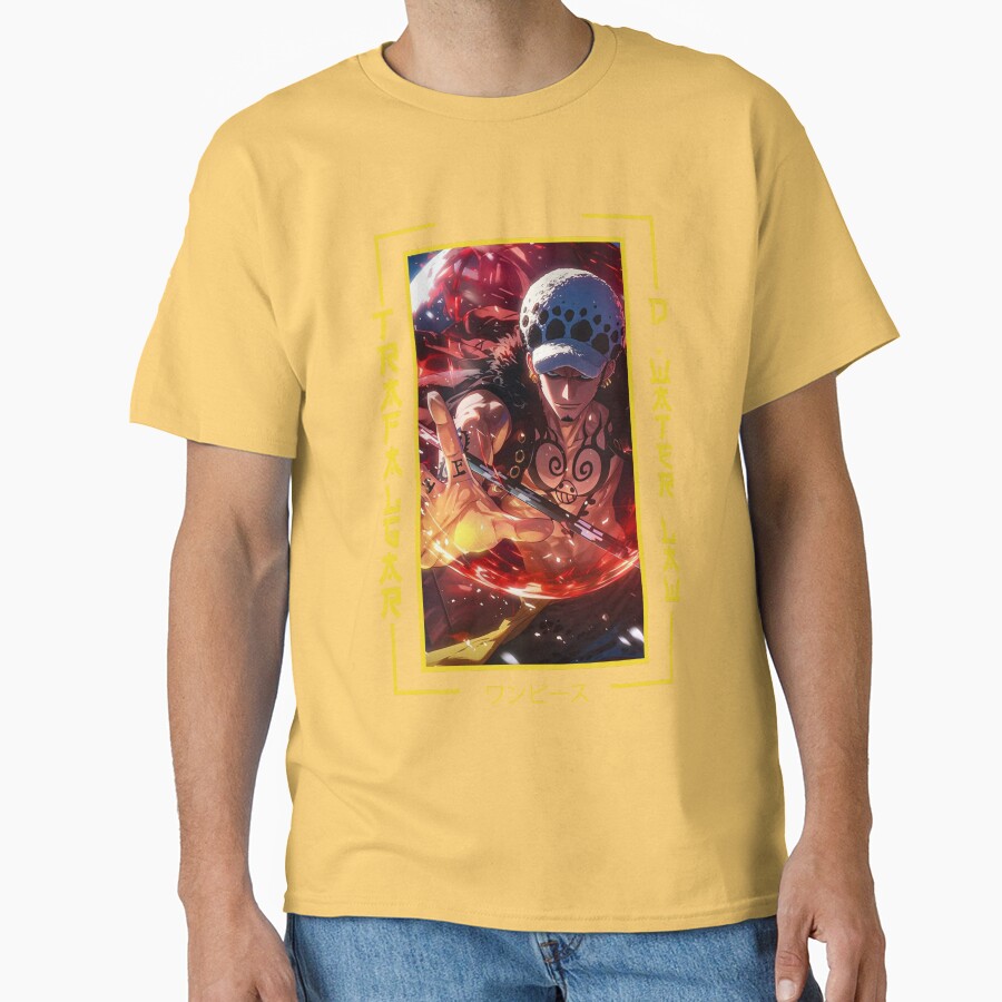 Trafalgar Law One Piece Anime T-shirt - Image 6
