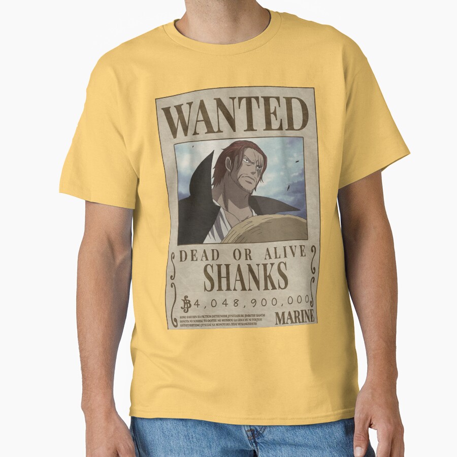 Shanks Wanted Bounty T-shirt - Image 6