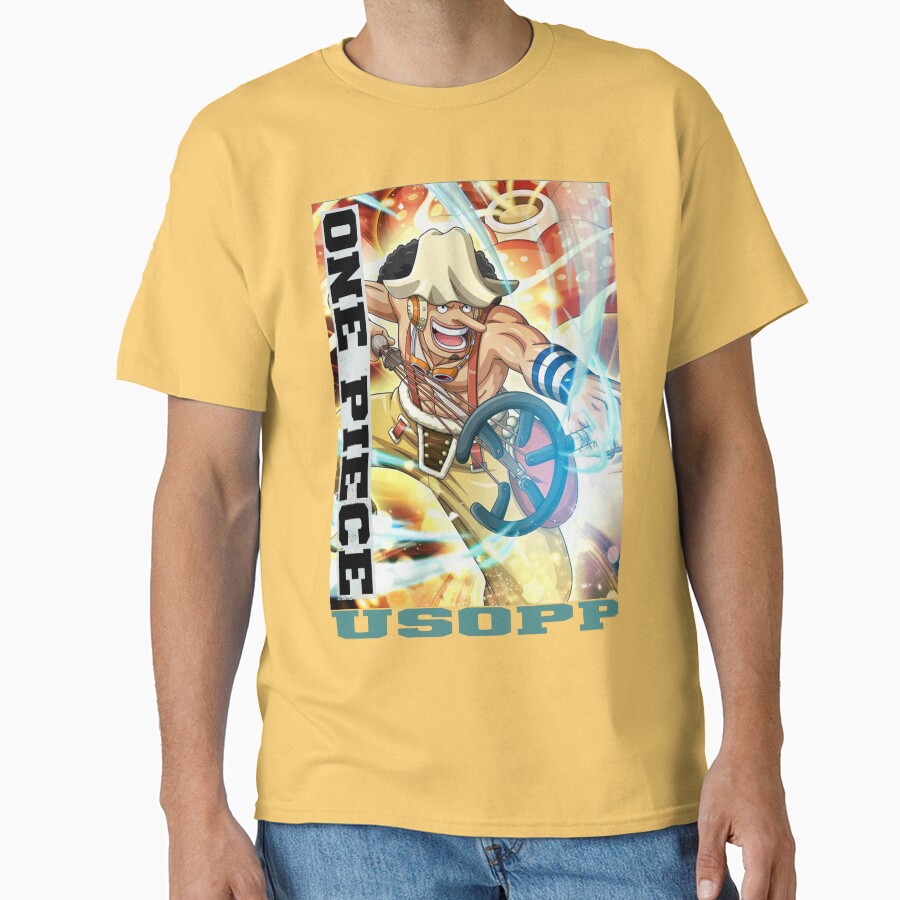 Usopp One Piece Anime T-shirt - Image 6