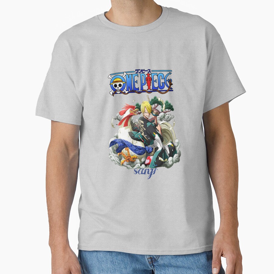 Sanji Colorful Artwork T-shirt - Image 4
