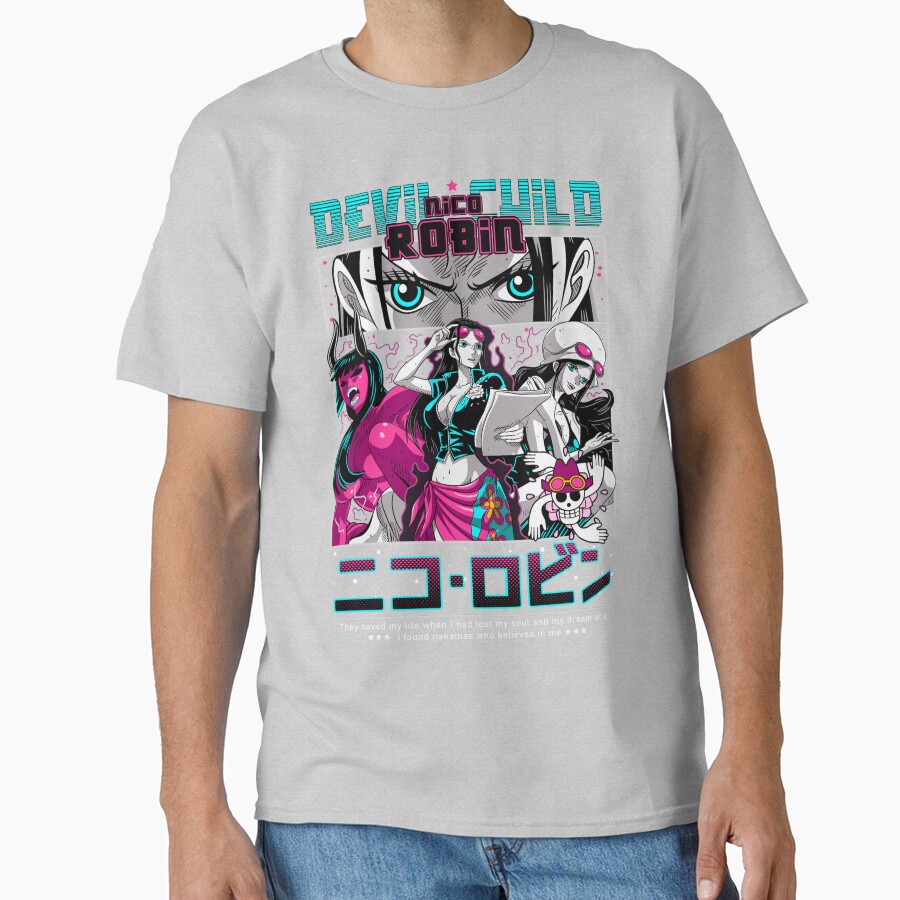 NIco Robin Demon Girl T-shirt - Image 3