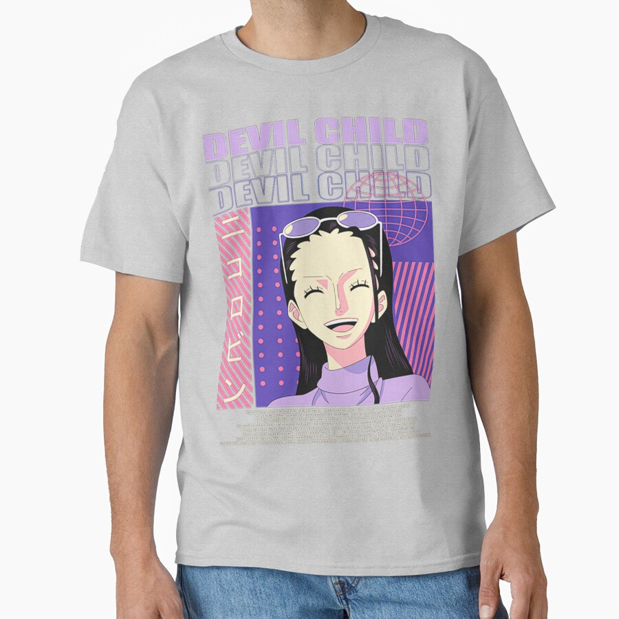 Nico Robin Anime Classic T Shirt - Image 3