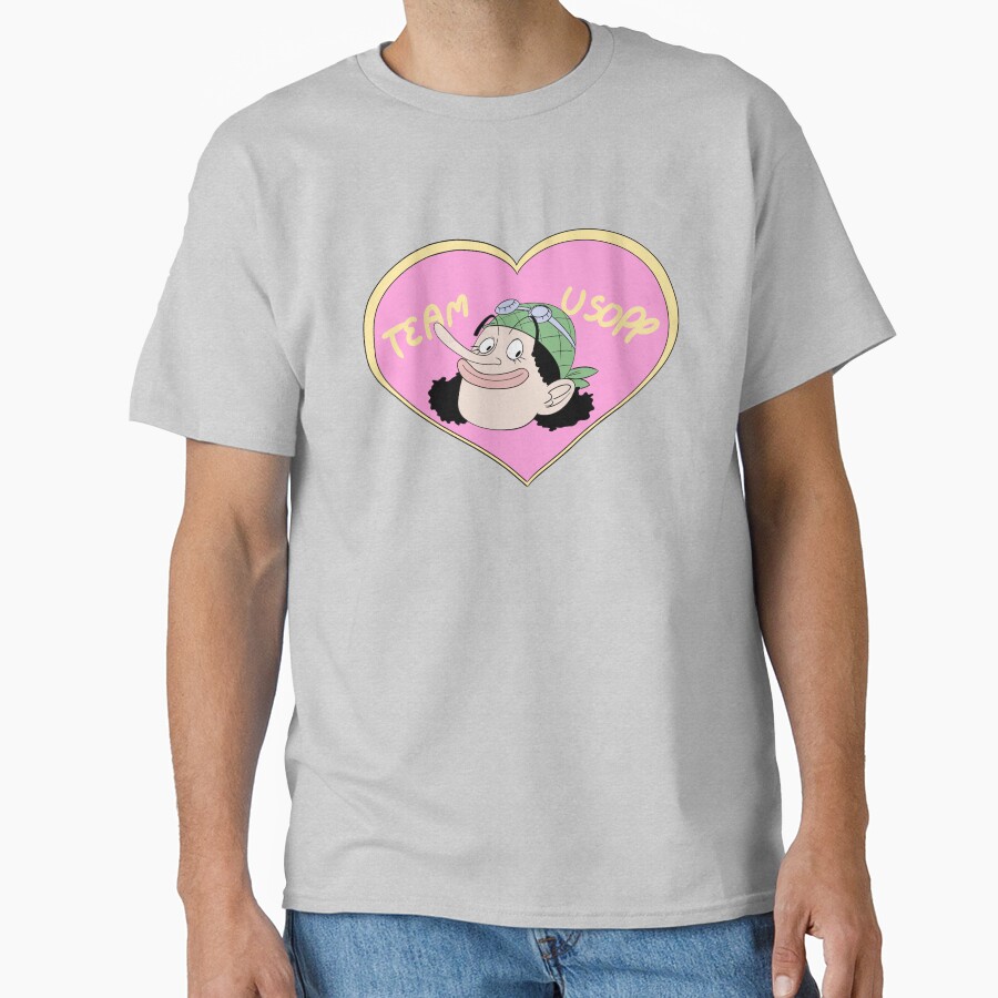 Team Usopp Love Anime T-shirt - Image 3
