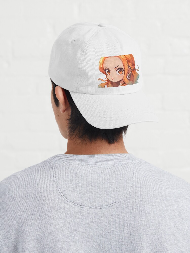 Nami Op Cute Anime Girl Chibi Style Cap - Image 3
