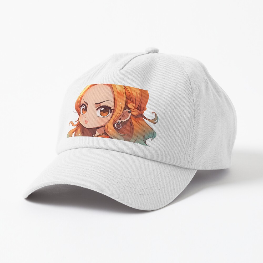 Nami Op Cute Anime Girl Chibi Style Cap