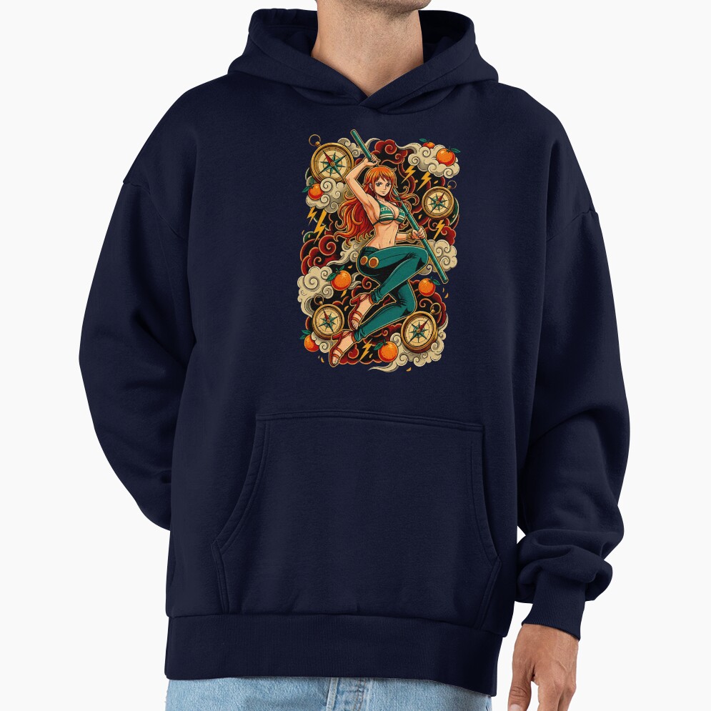 Beautiful Anime Girl Nami Hoodie - Image 5