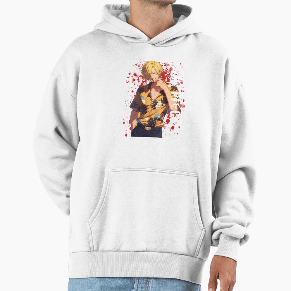 One Piece Sanji Curly Eyebrow Hoodie - Image 2