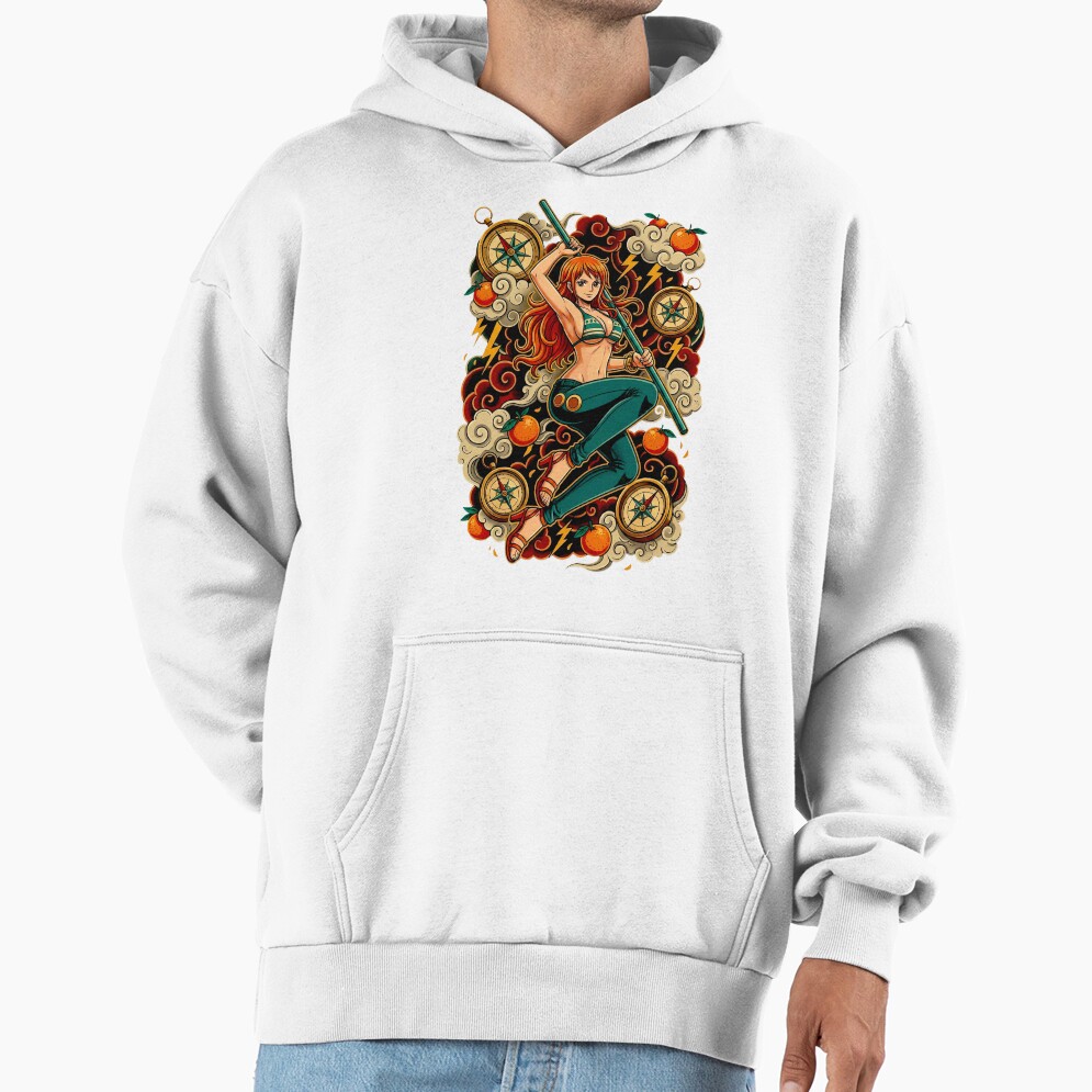 Beautiful Anime Girl Nami Hoodie - Image 2