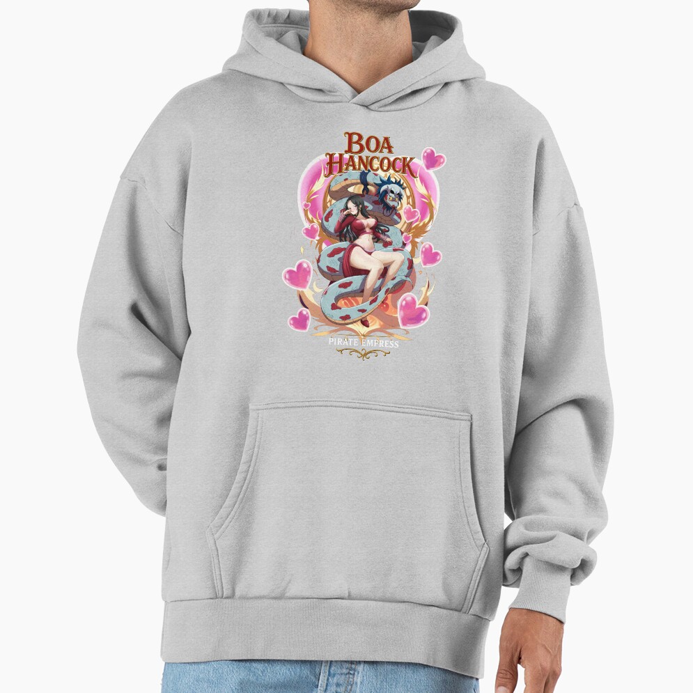Boa Hancock With Her Snake Hoodie - Image 4
