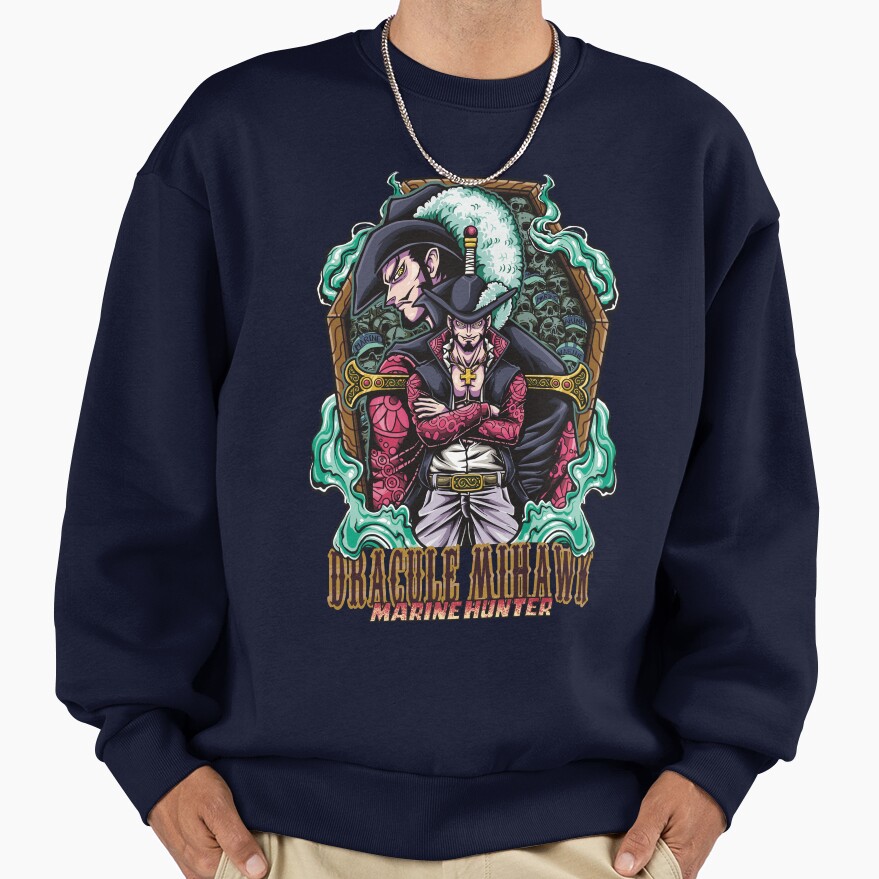 Dracule Mihawk Warlord of the Sea Sweatshirt - Image 5