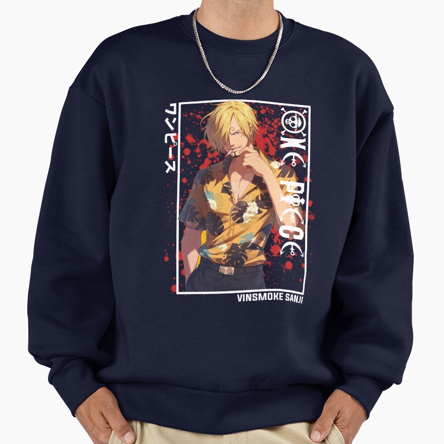 Best Graphic One Piece Sanji Sweatshirt - Image 5