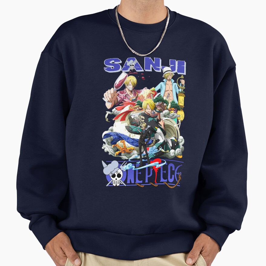 Sanji Manga Illustration Sweatshirt - Image 5