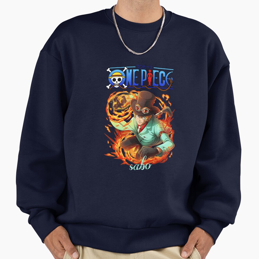 Sabo Anime Fire Character Sweatshirt - Image 5