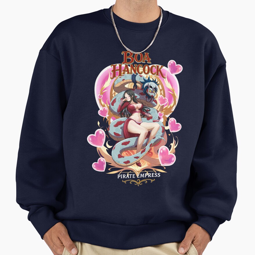 Boa Hancock With Her Snake Sweatshirt - Image 5