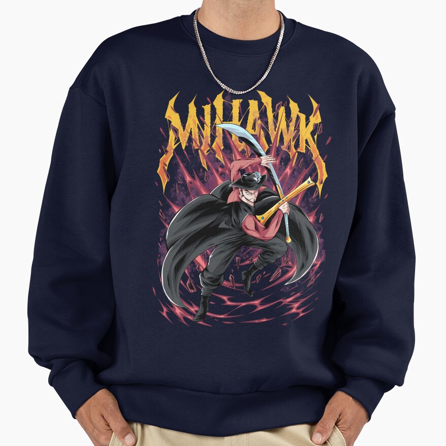 Master Of The Blade Dracule Mihawk Sweatshirt - Image 5