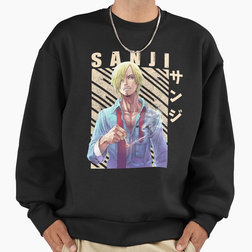 One Piece Sanji Curly Eyebrow Sweatshirt