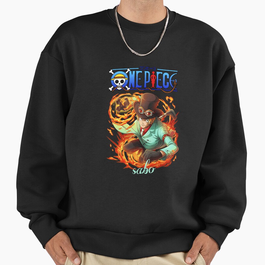 Sabo Anime Fire Character Sweatshirt