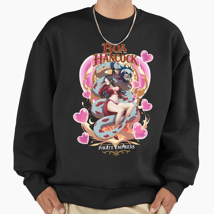 Boa Hancock With Her Snake Sweatshirt