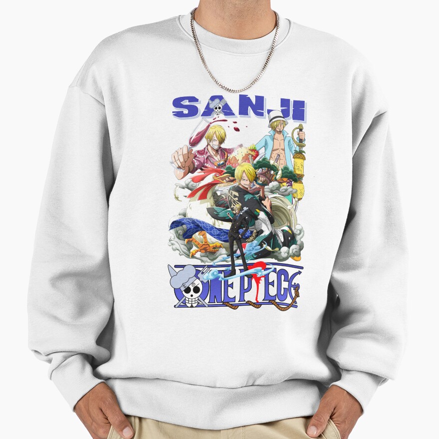 Sanji Manga Illustration Sweatshirt - Image 2