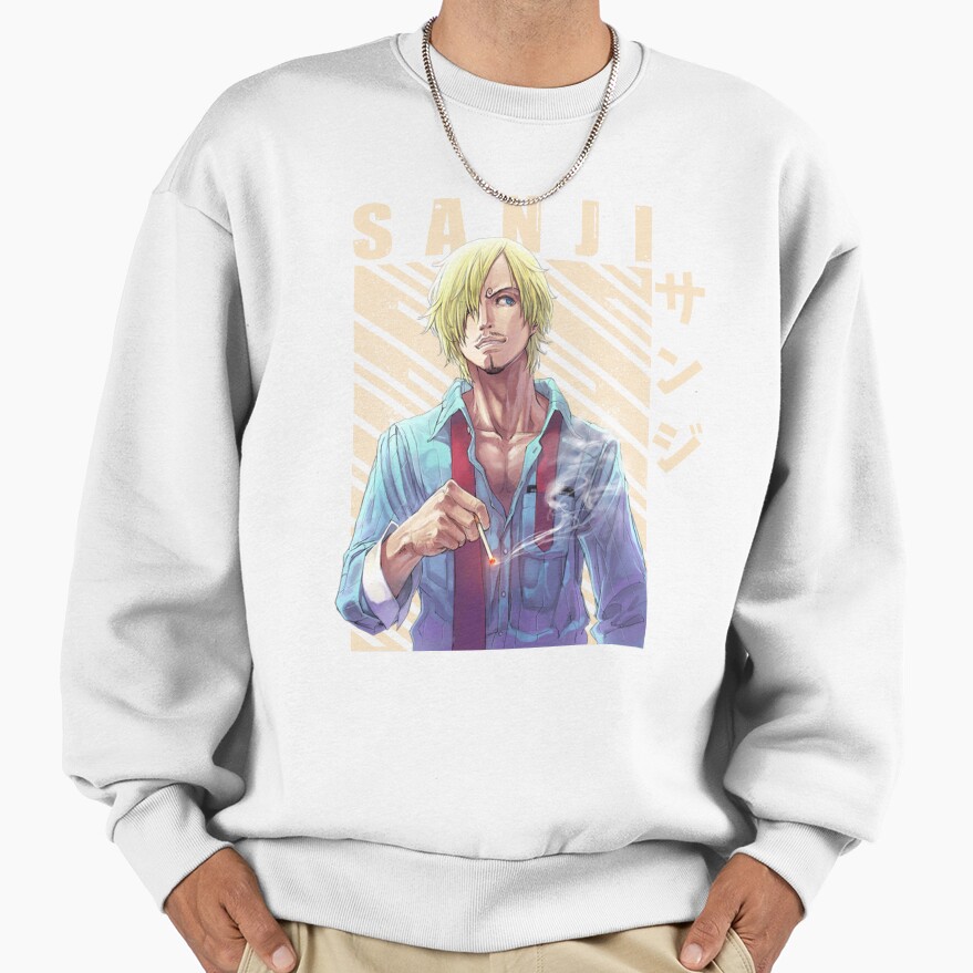 One Piece Sanji Curly Eyebrow Sweatshirt - Image 2