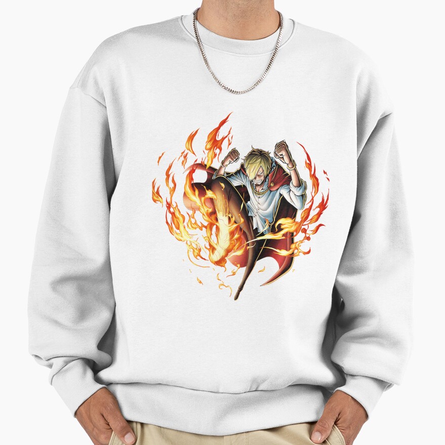Sanji Straw Hat Pirates Cook One Piece Sweatshirt - Image 2