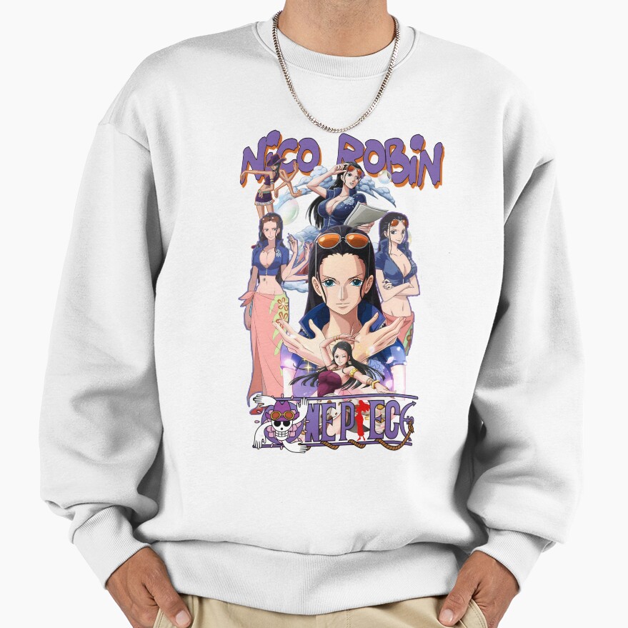 Nico Robin Straw Hat Pirates Archaeologist Sweatshirt - Image 2