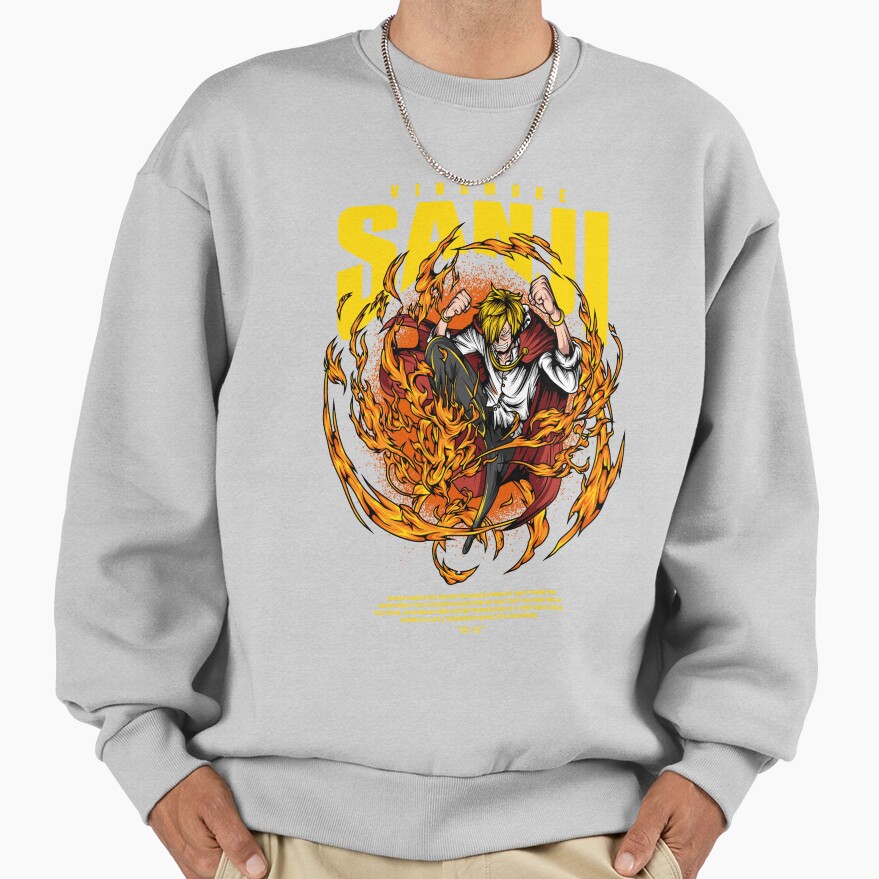 Sanji Colorful Artwork Sweatshirt - Image 4