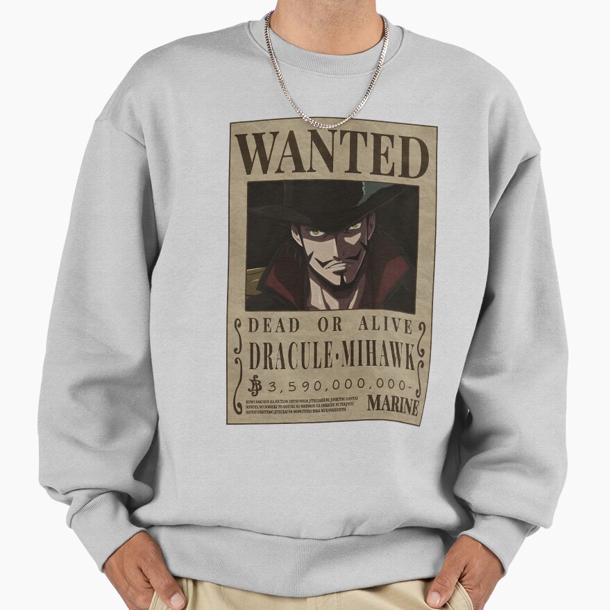 Dracule Mihawk One Piece Taka No Me Bounty Sweatshirt - Image 4