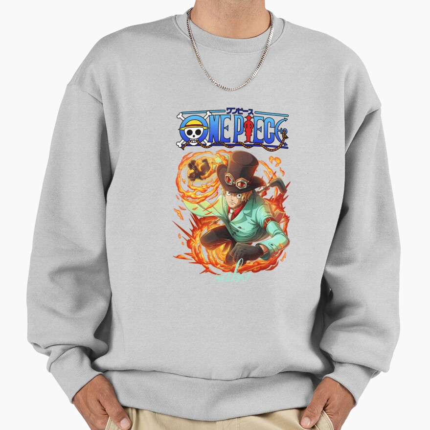 Sabo Anime Fire Character Sweatshirt - Image 4